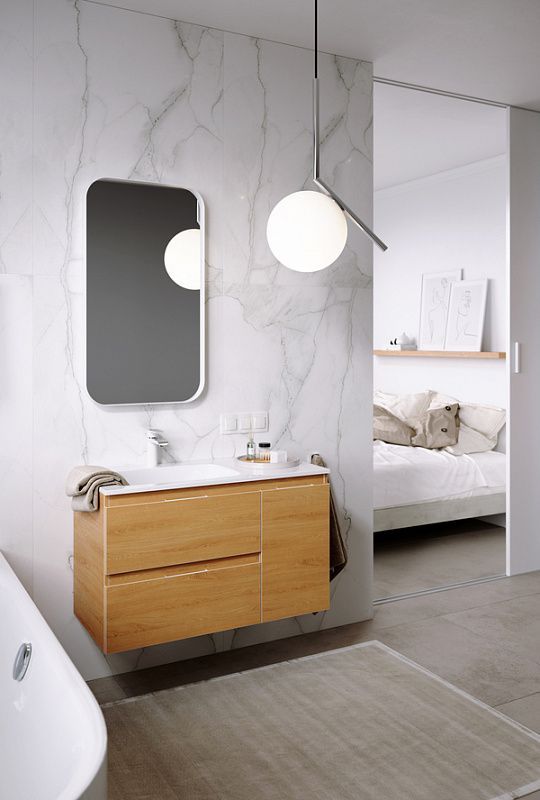 Мебель для ванных комнат от AQWELLA, коллекция Accent 